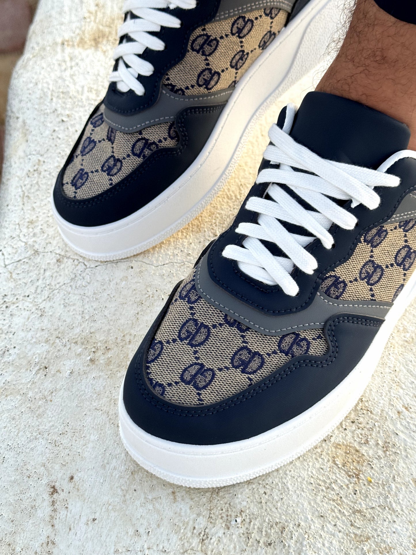 sneakers Dior tissu gucci