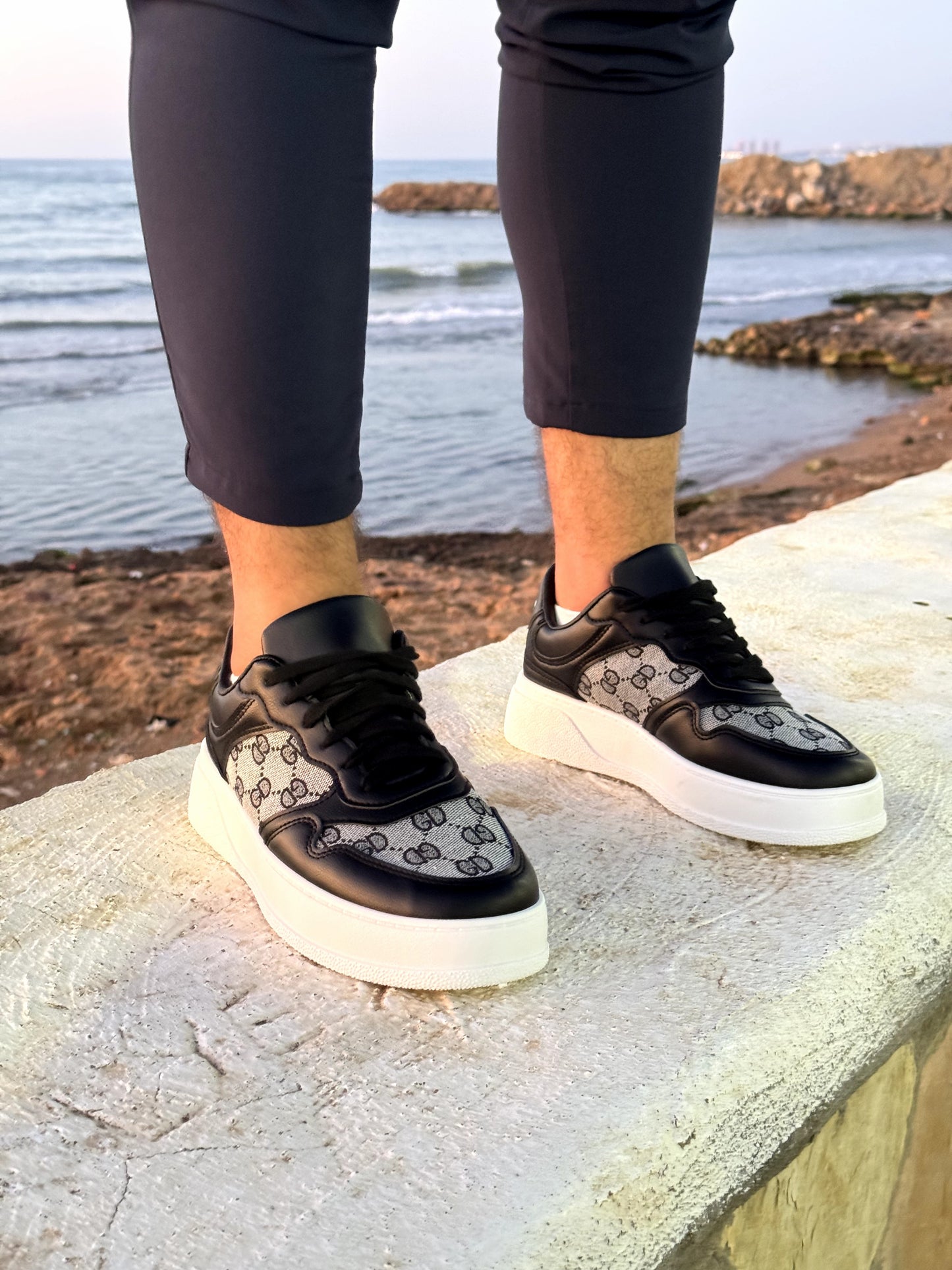 sneakers Dior tissu gucci