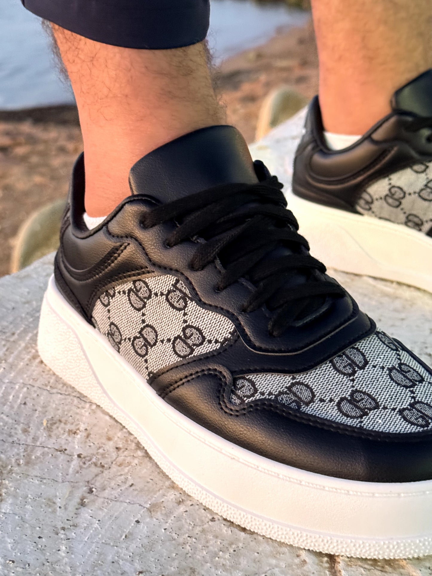 sneakers Dior tissu gucci
