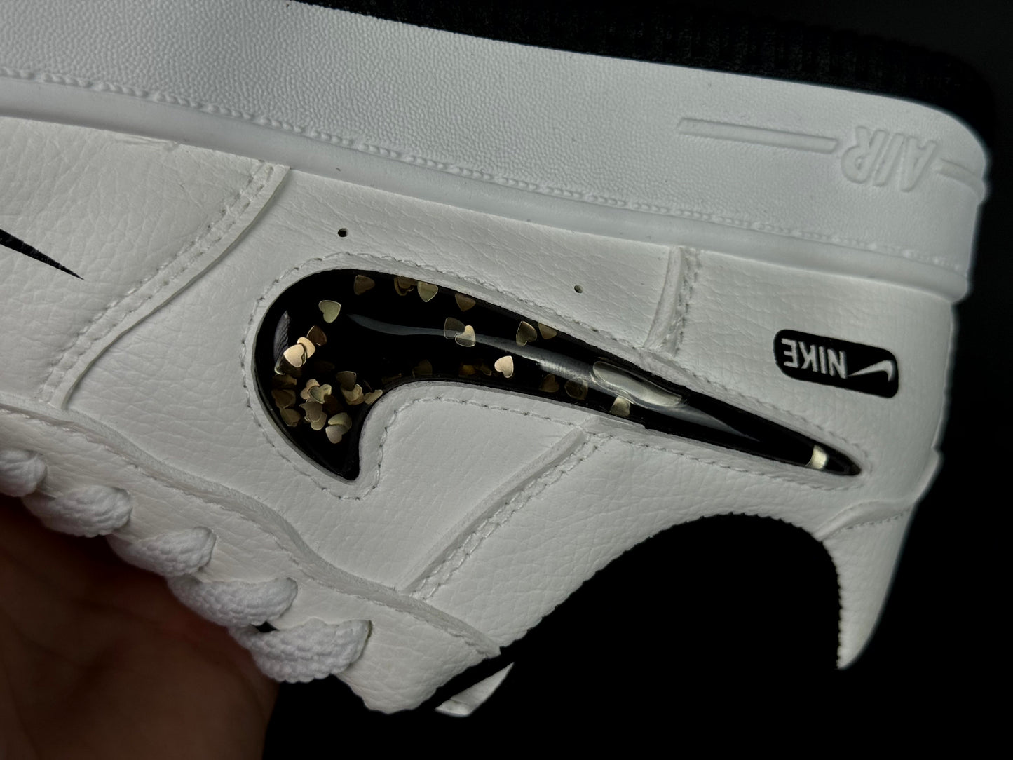 Nike air force aqua noir