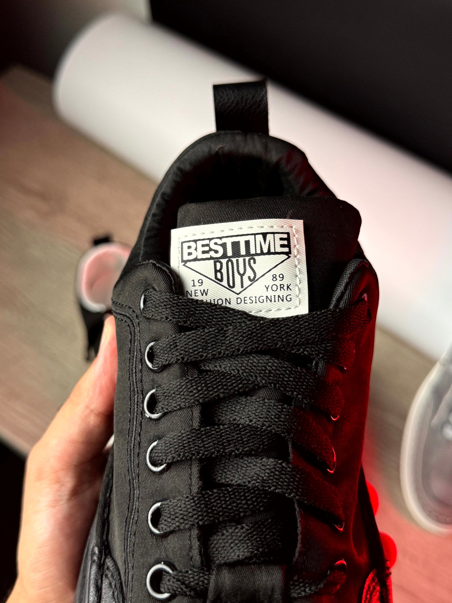 New sneakers fashion black black