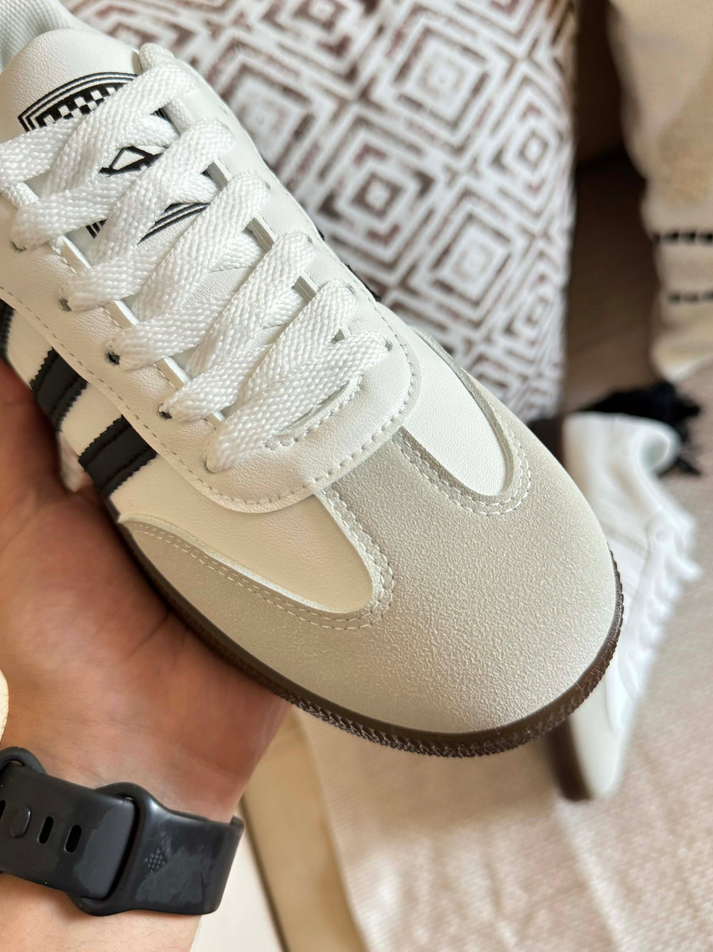 adidas samba white black