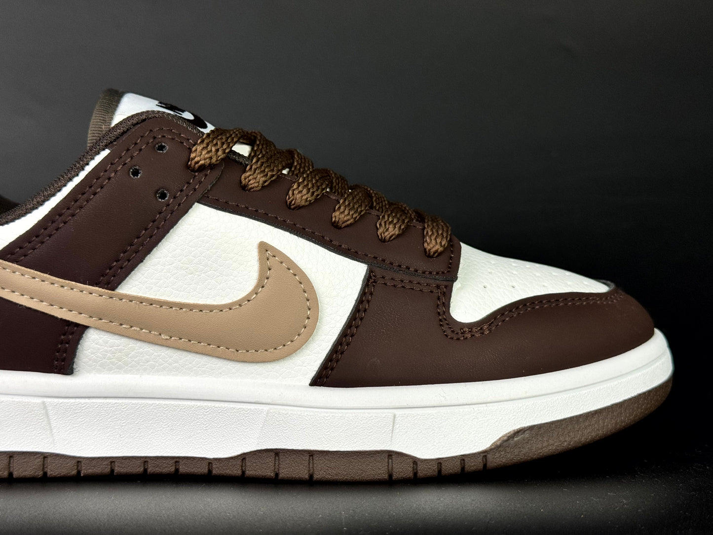 Nike dunk low dark brown new version (nike marron)