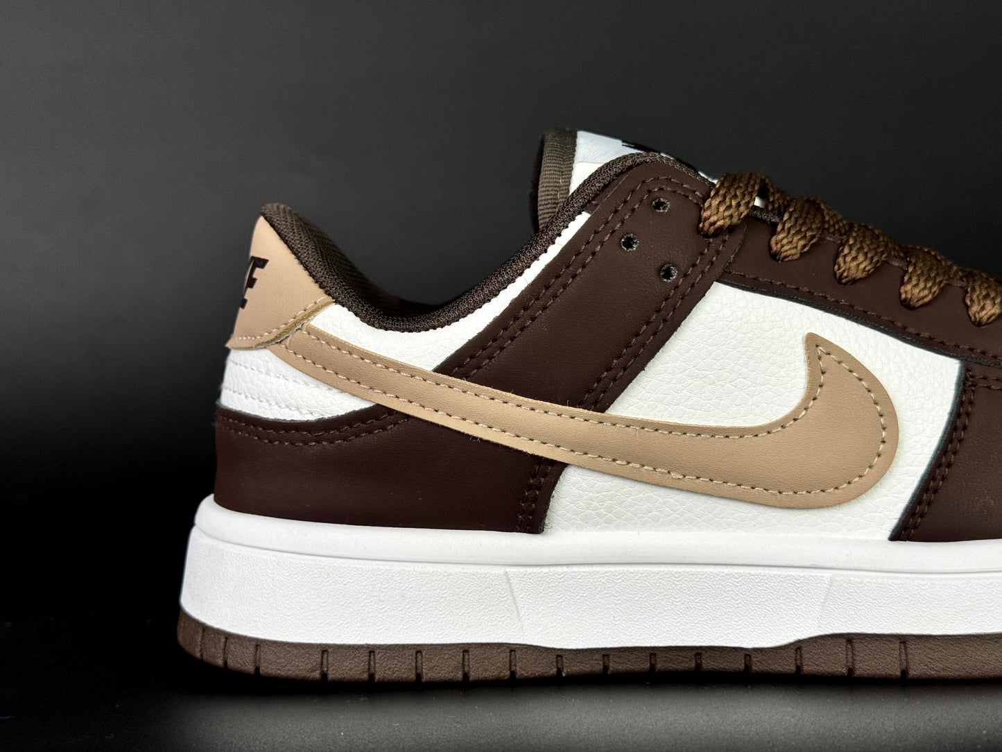 Nike dunk low dark brown new version (nike marron)