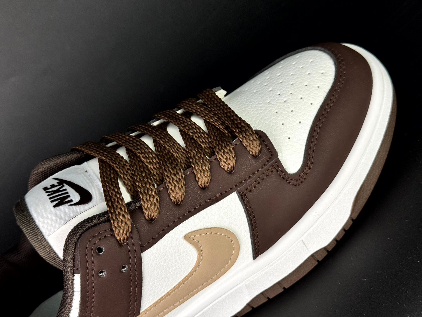 Nike dunk low dark brown new version (nike marron)
