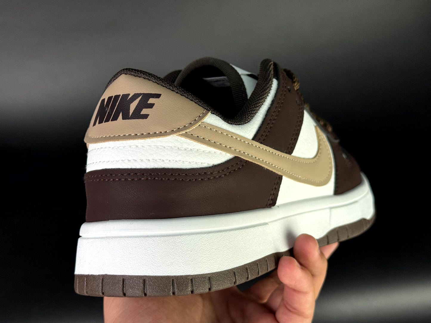 Nike dunk low dark brown new version (nike marron)