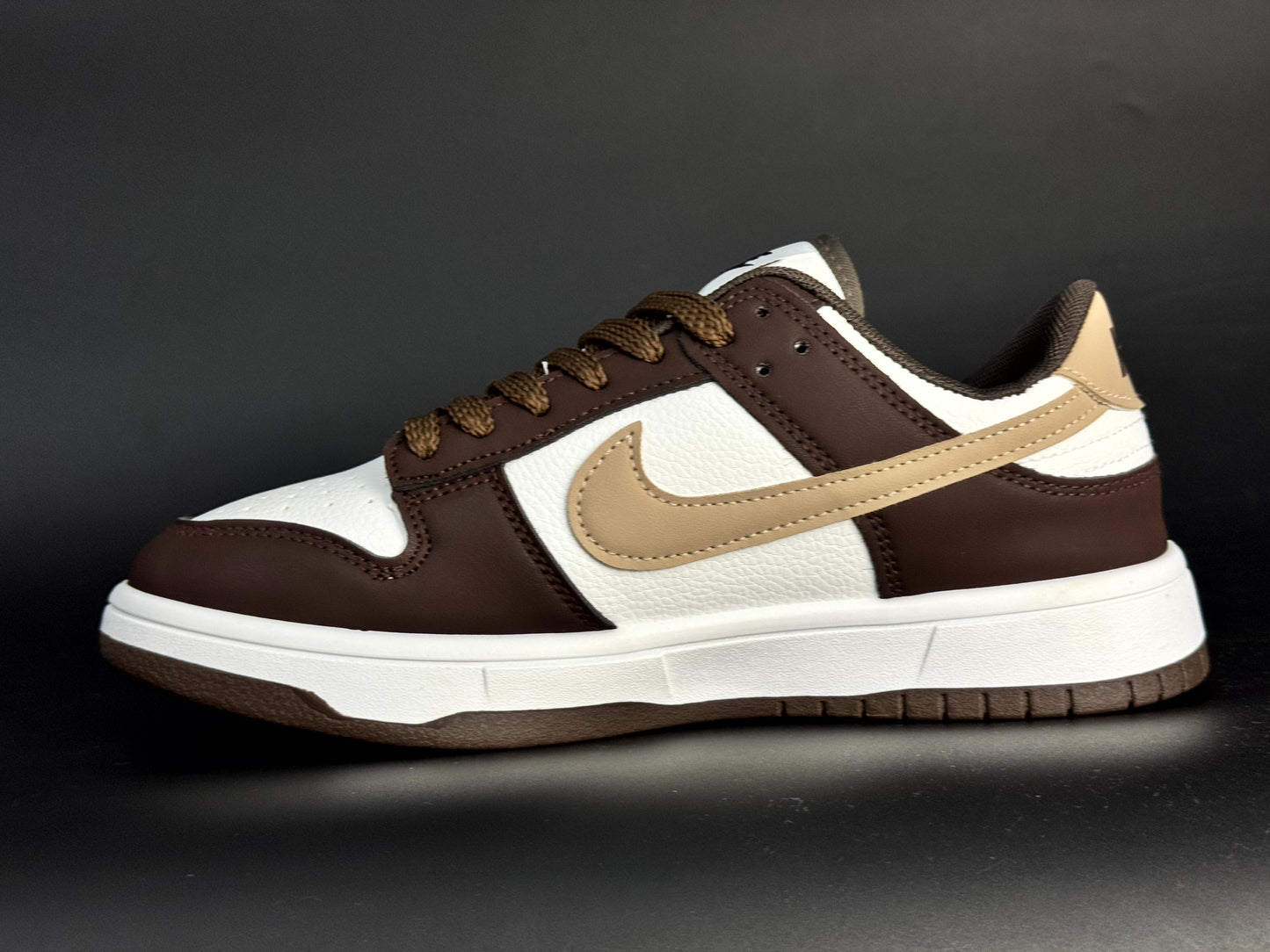 Nike dunk low dark brown new version (nike marron)