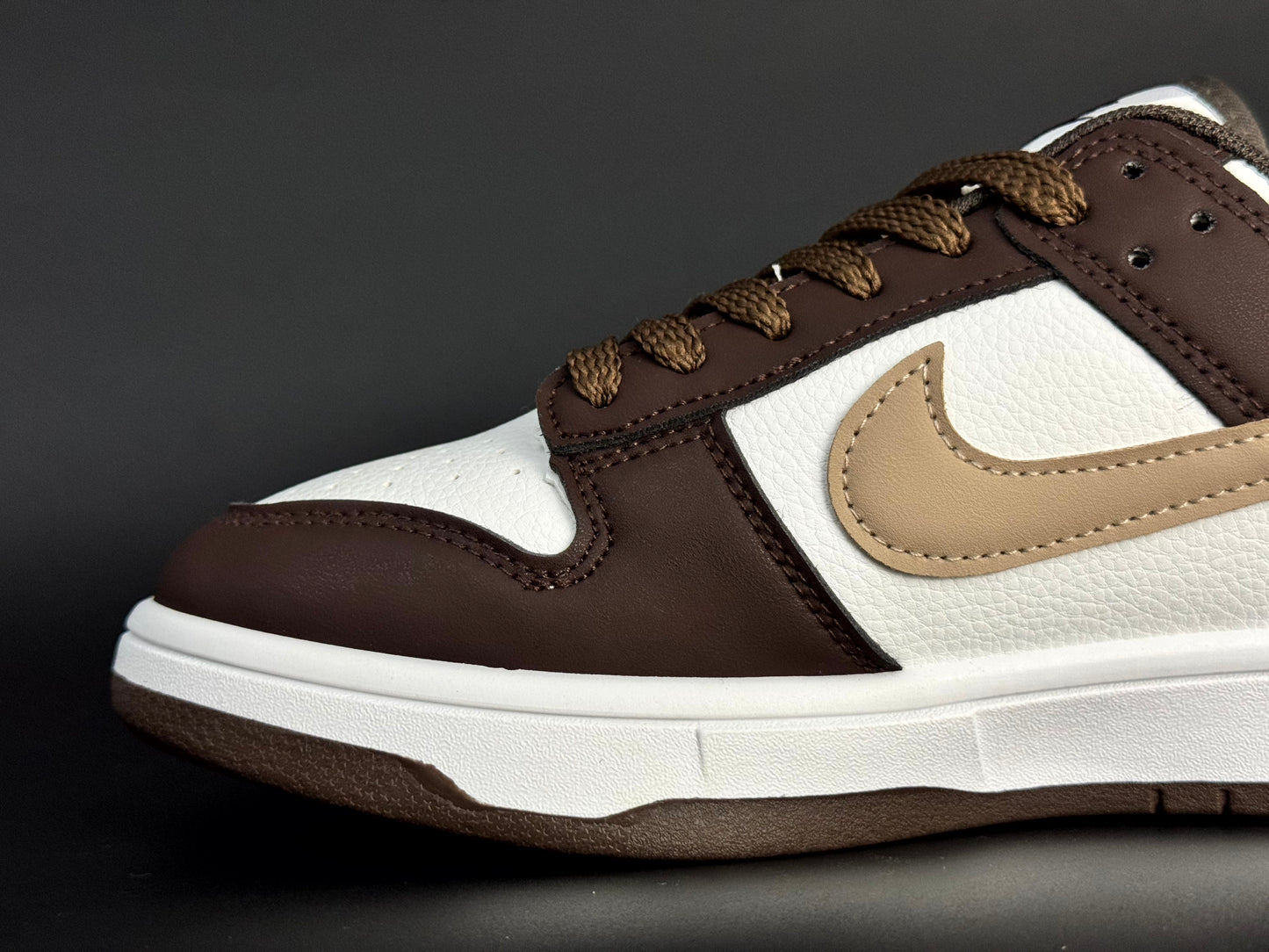 Nike dunk low dark brown new version (nike marron)