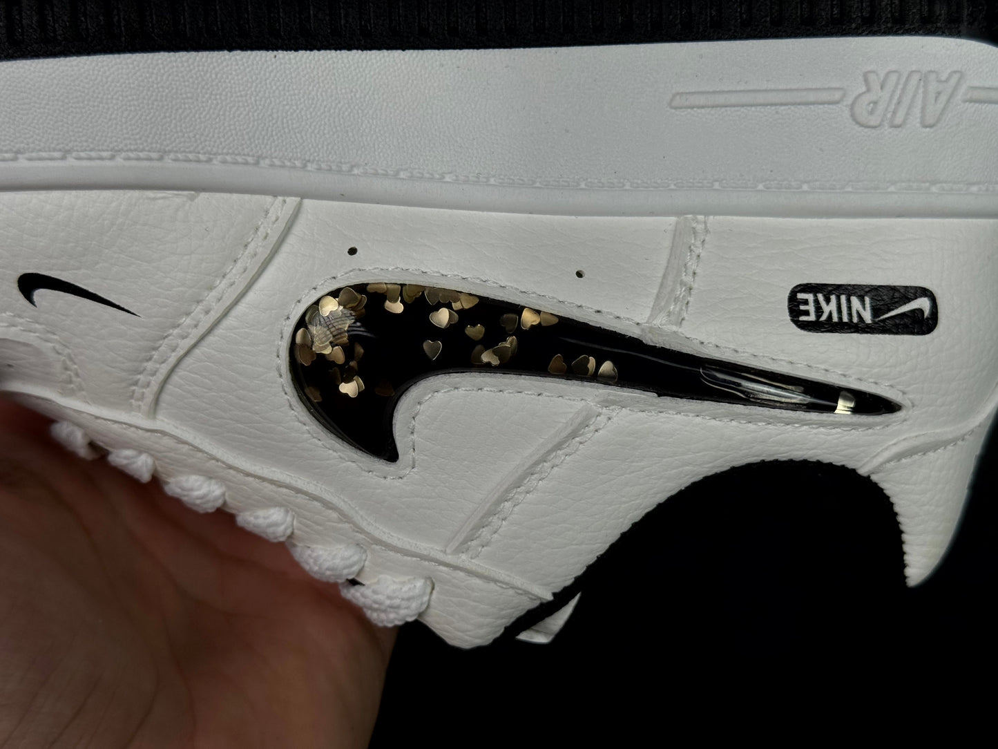 Nike air force aqua noir