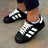 Adidas superstar noir trois bandes blancs