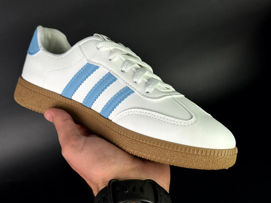 adidas samba blanche - bleu 36 - 40