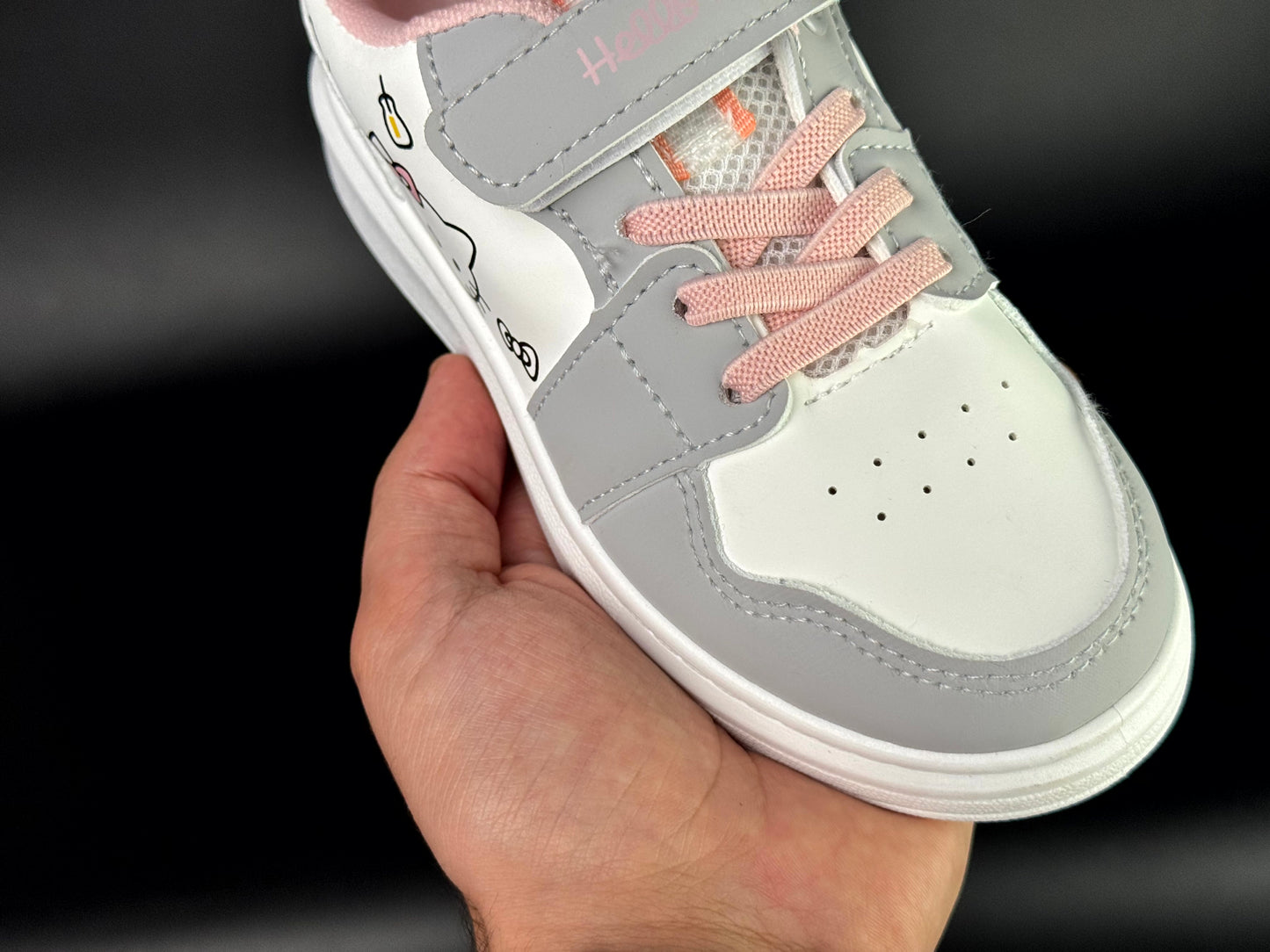 hello kitty grey pink