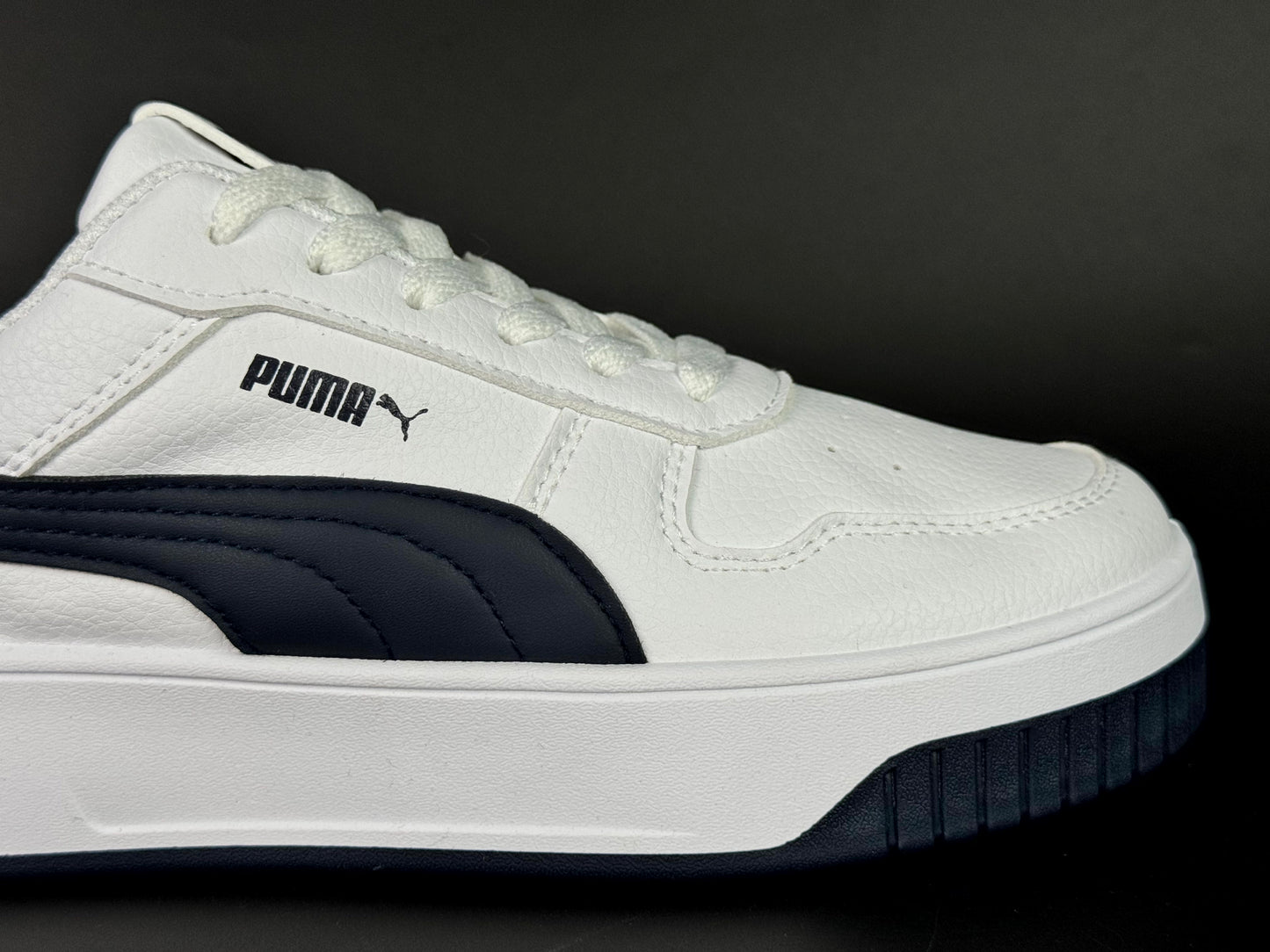 puma carina white/blue
