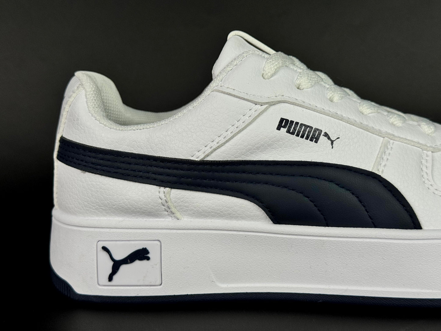 puma carina white/blue