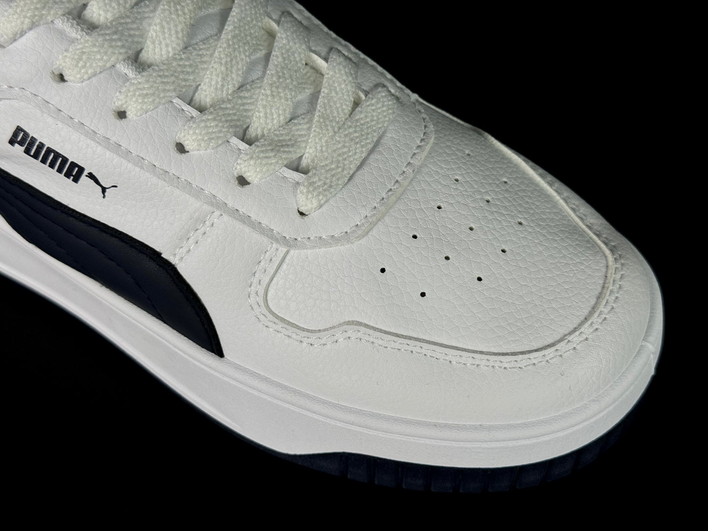 puma carina white/blue