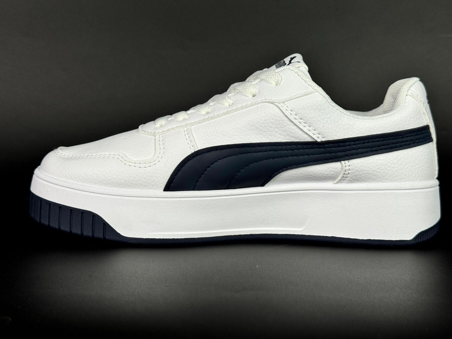 puma carina white/blue