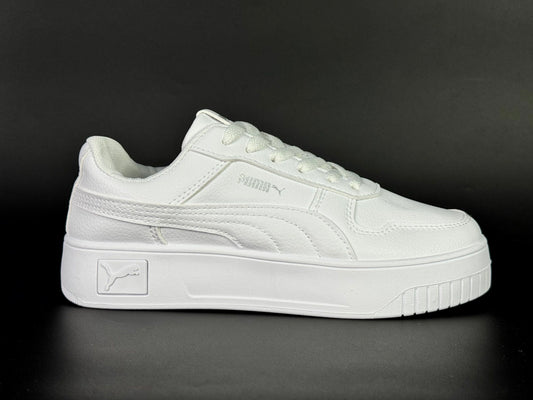 puma carina full white