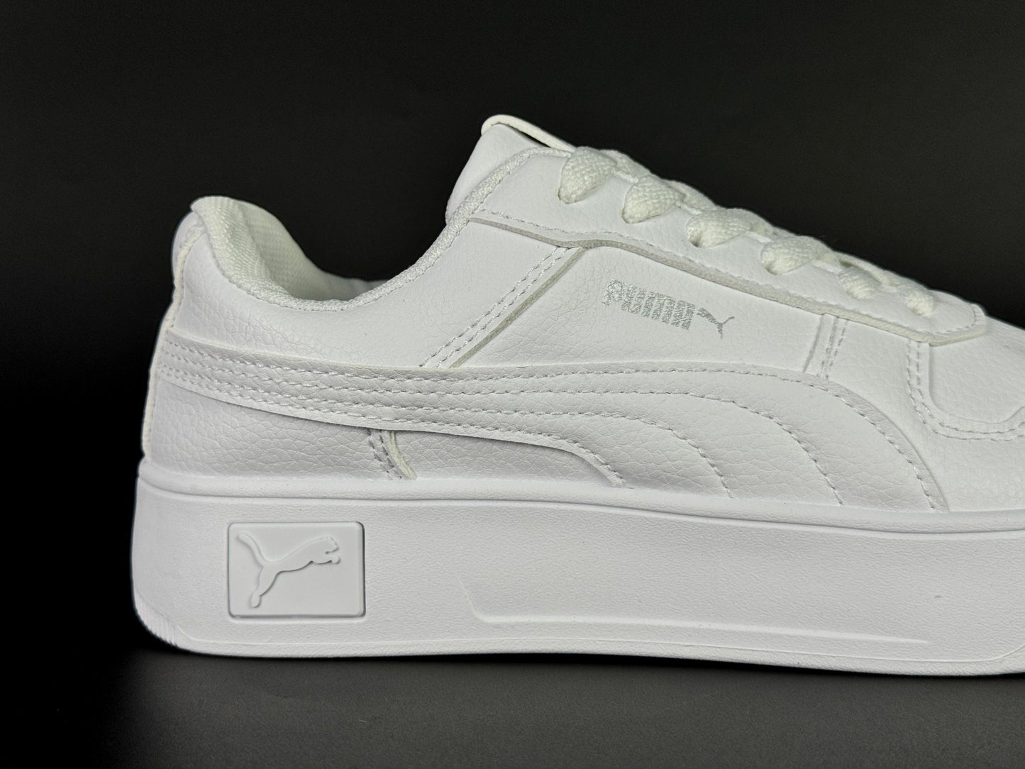 puma carina full white