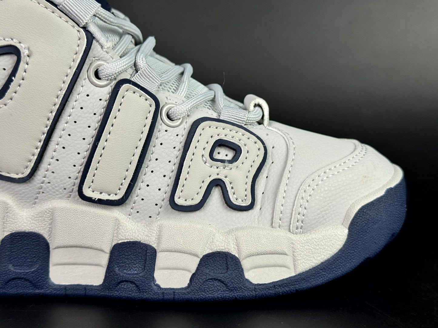 Nike air uptempo grey/blue