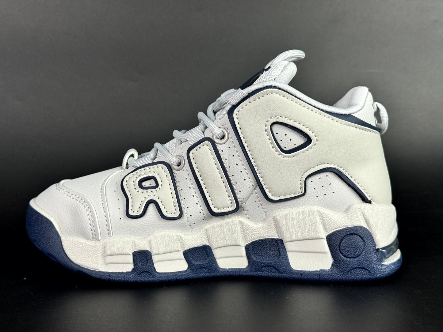 Nike air uptempo grey/blue