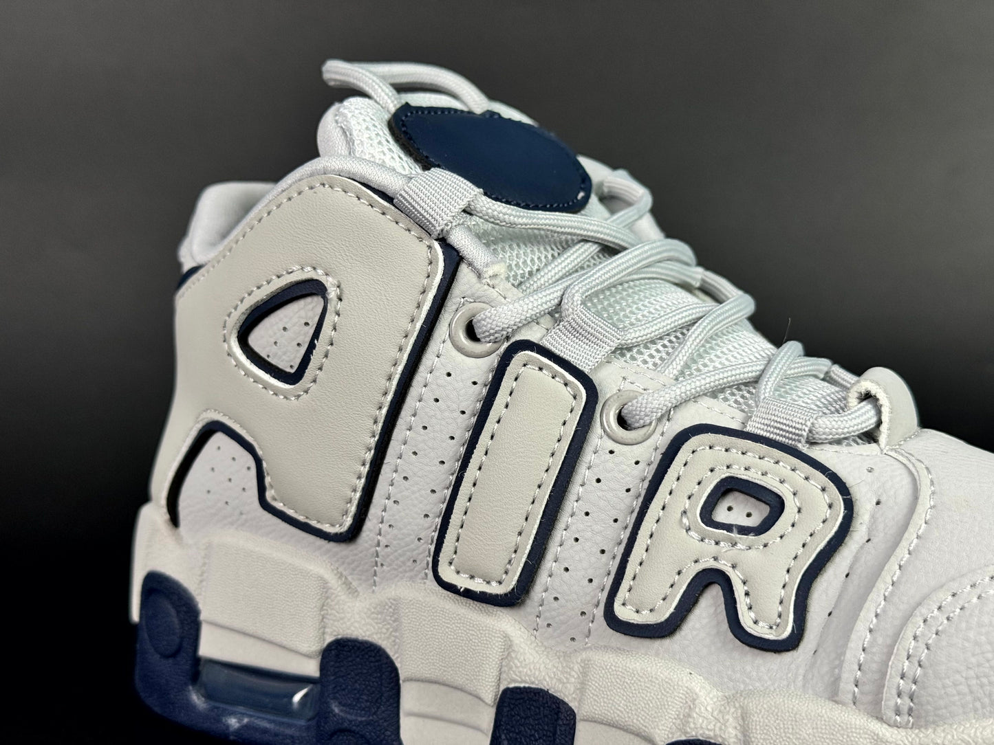 Nike air uptempo grey/blue