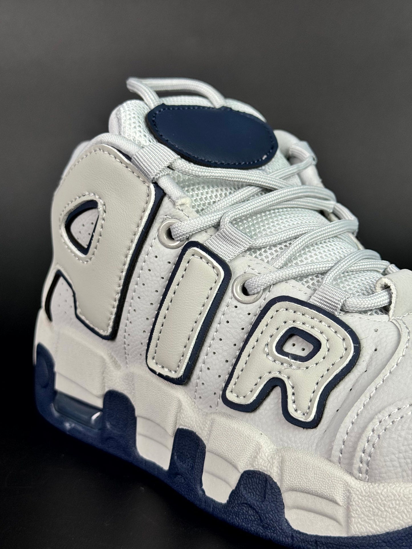 Nike air uptempo grey/blue