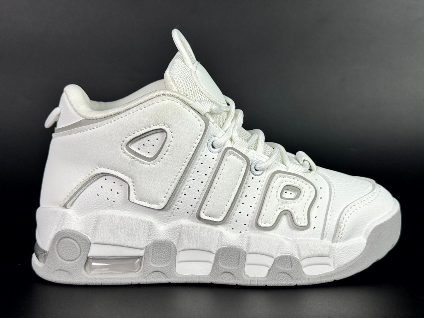 Nike air uptempo white/grey