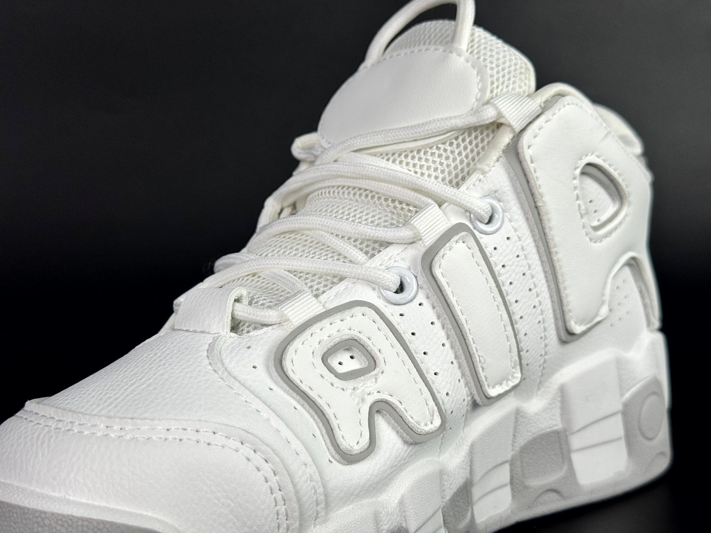 Nike air uptempo white/grey
