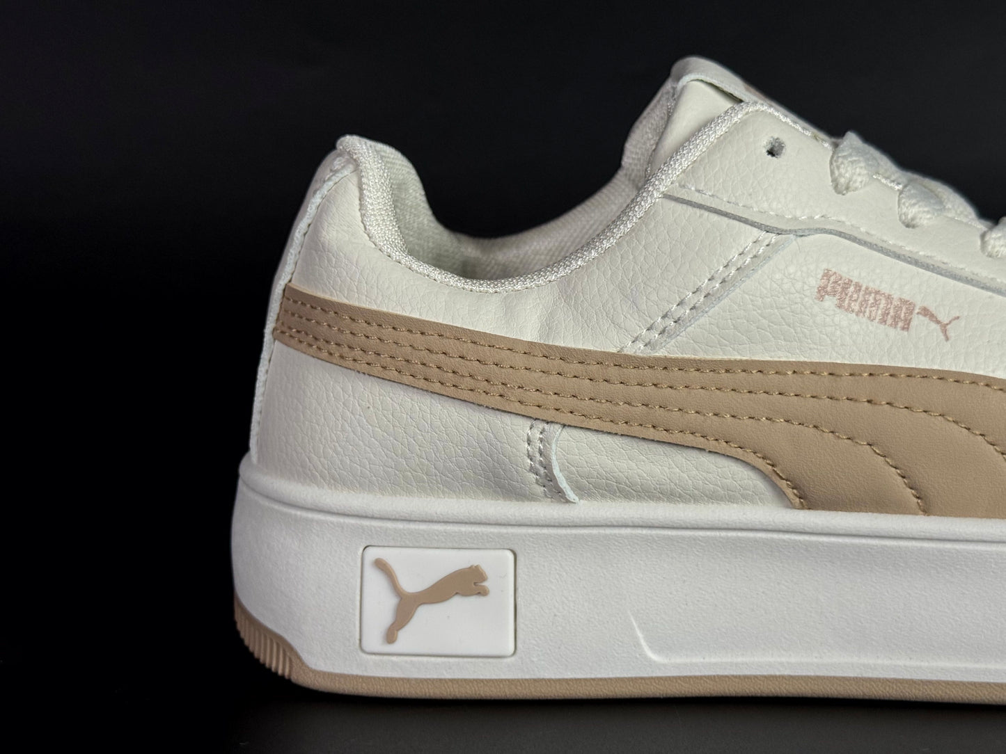 puma carina white/brown