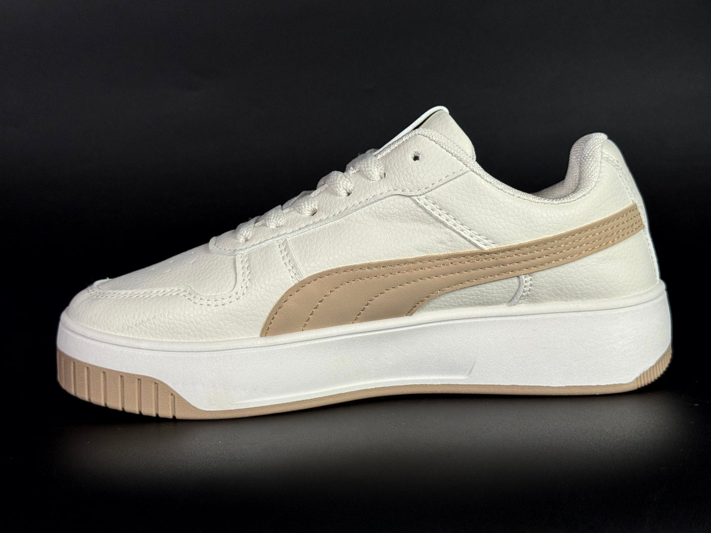 puma carina white/brown