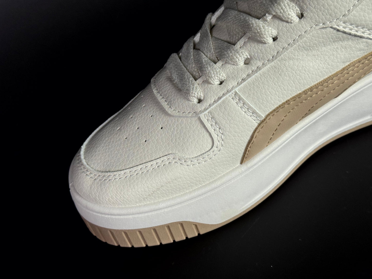 puma carina white/brown