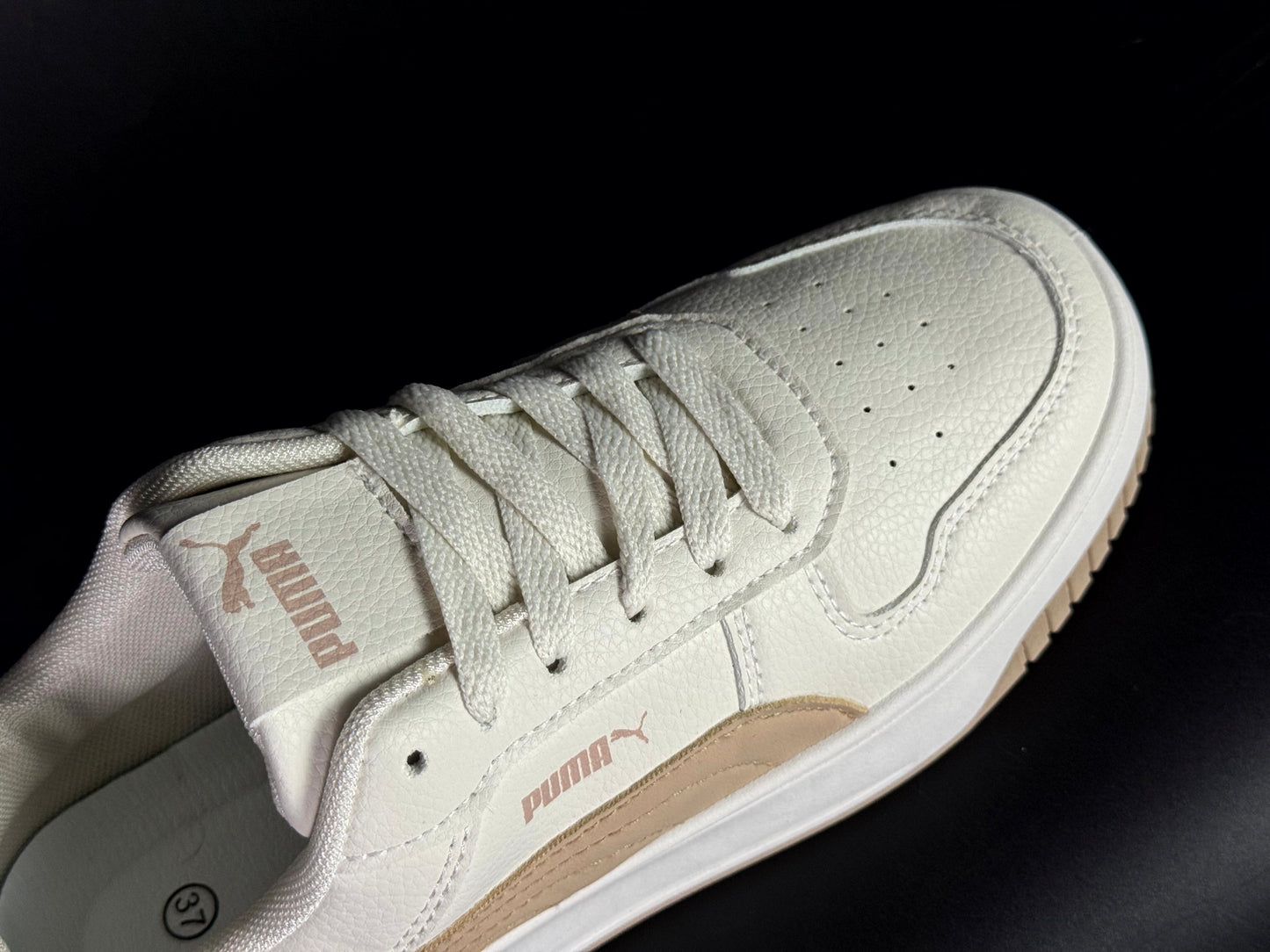 puma carina white/brown