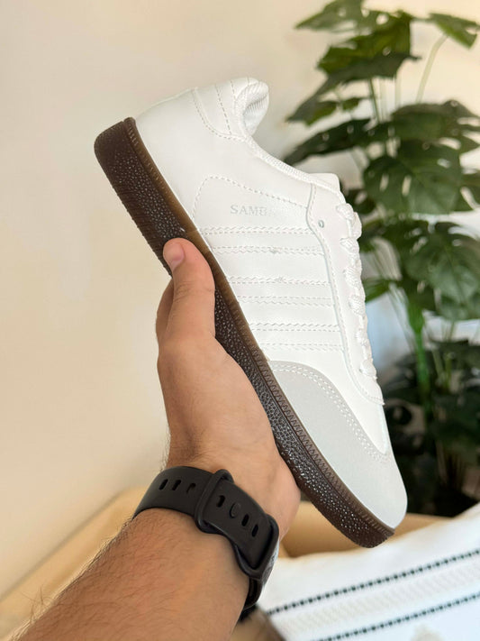 adidas samba white white